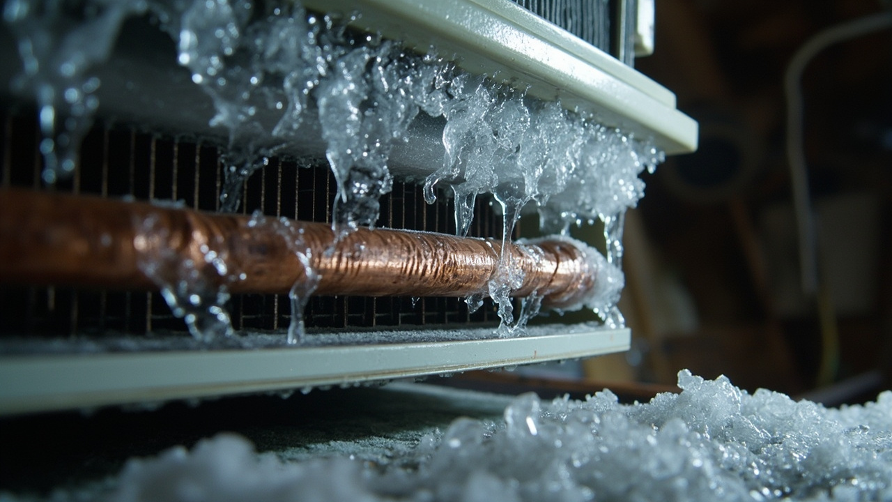 Iced Up Evaporator Coil in Tampa – Fast Diagnosis and Proper Repair Before Compressor Damage