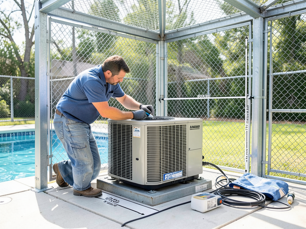 Does Your New Pool Cage in Carrollwood Village Change How Your AC Works