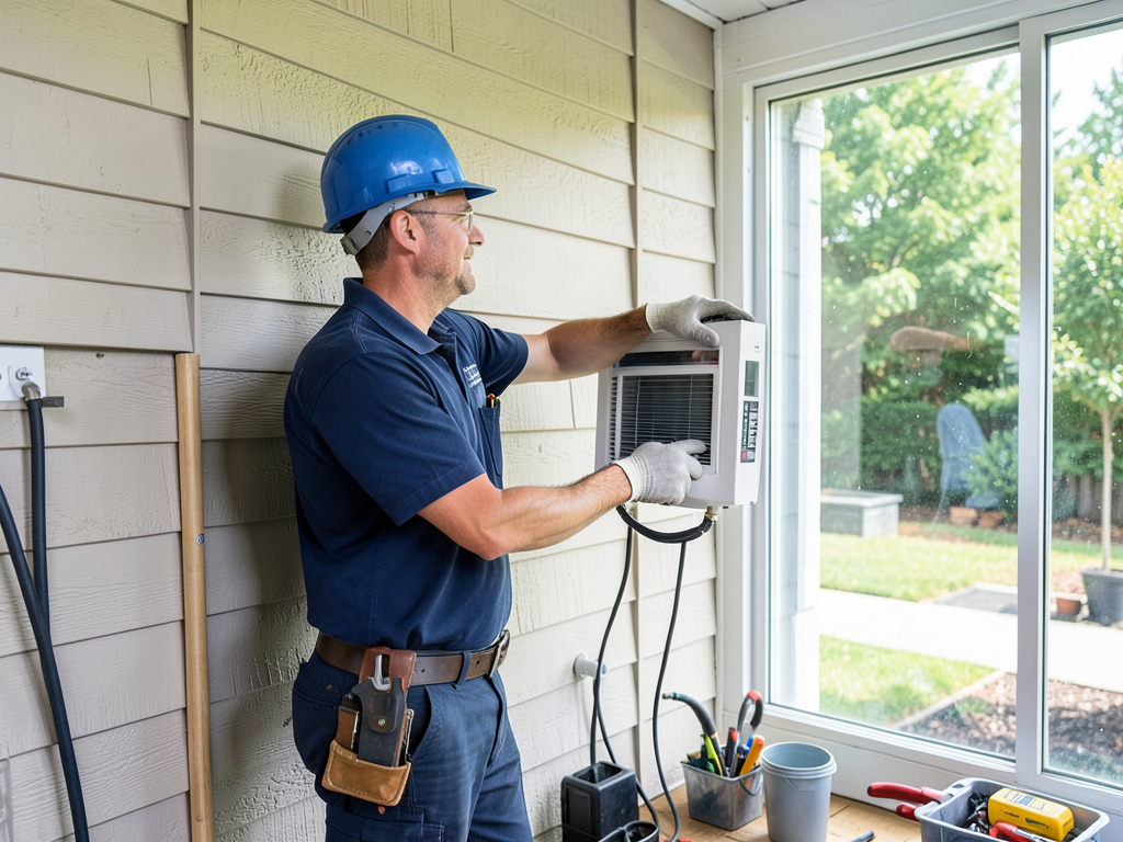 Installing a ductless mini split to finally finish