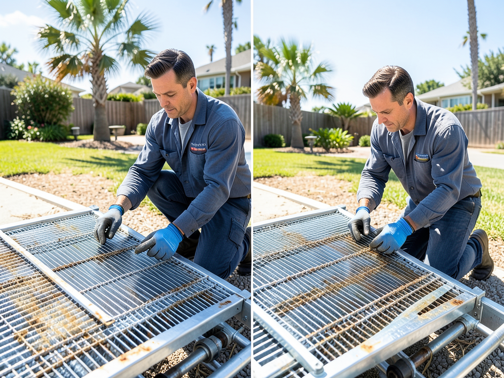 Protecting your ac condenser from dog urine damage
